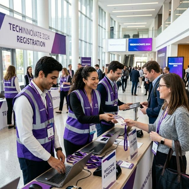 Volunteers in action